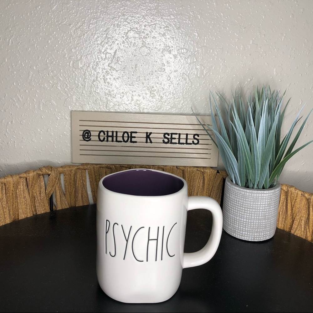 Rae Dunn PSYCHIC mug.